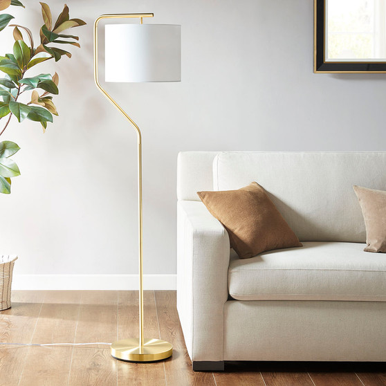 510 Design Aster Gold Angular Arched Metal Floor Lamp 510 Design Aster Gold Angular Arched Metal Floor Lamp