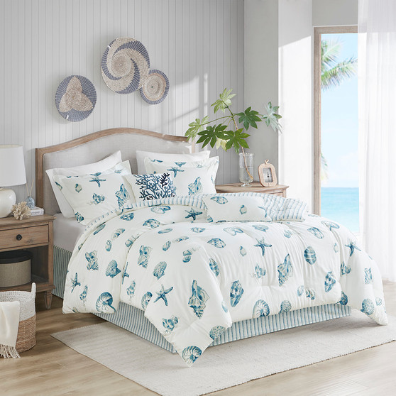 Harbor House Beach House Blue Comforter Set