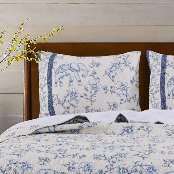 Saffi Blue Sham