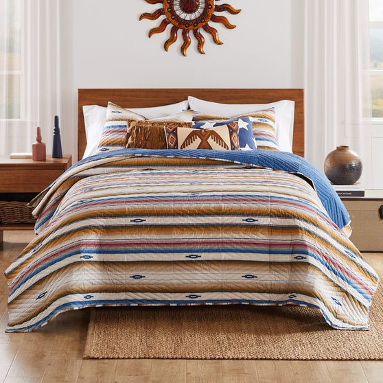Painted Desert Sapphire Quilt Set