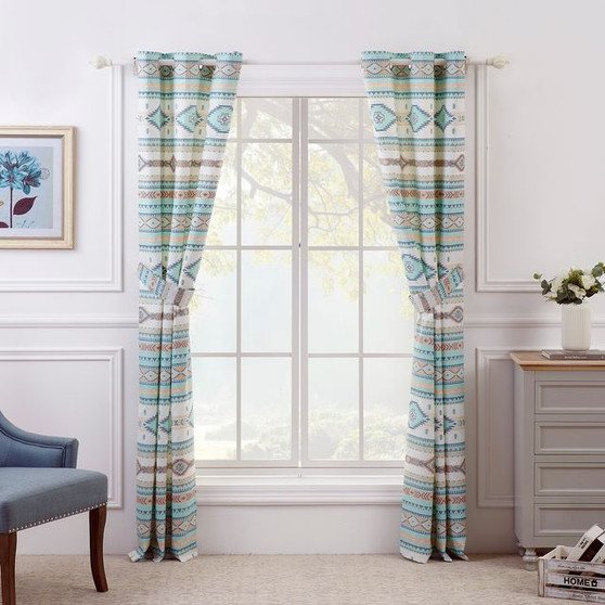 Phoenix Turquoise Window Panel