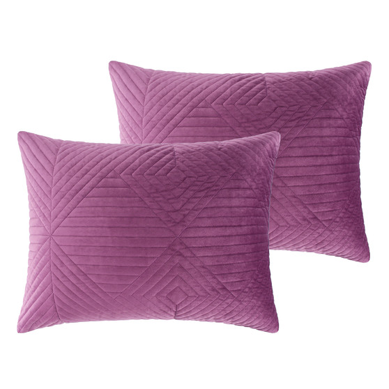 Riviera Velvet Mauve Sham