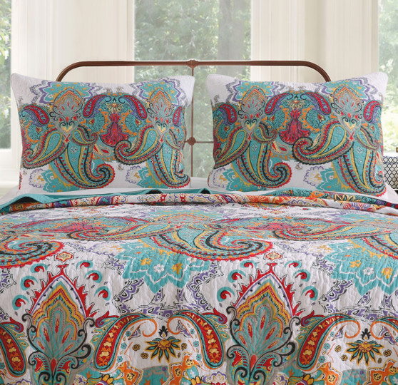 Nirvana Teal Sham