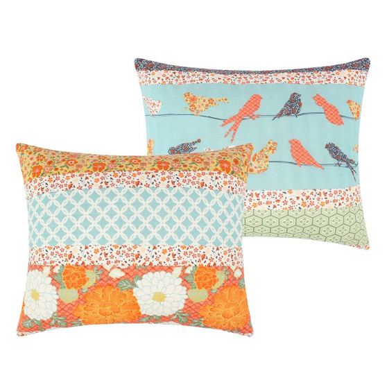 Carlie Calico Stripe Sham