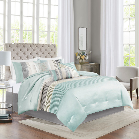 Madison Park Amherst Cal King 7 Piece Comforter Set