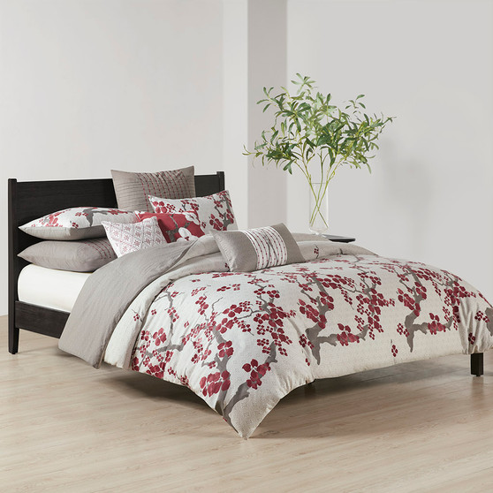 N Natori Cherry Blossom Multi Duvet Cover Mini Set N Natori Cherry Blossom Multi Duvet Cover Mini Set