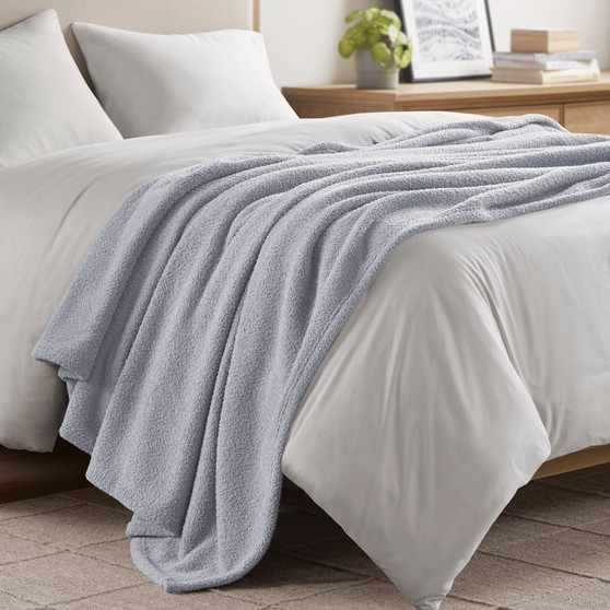 Beautyrest Dream Soft Grey Blanket