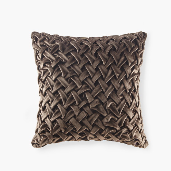 Croscill Classics Winchester Brown Square Decor Pillow