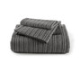 Woolrich Lyon Charcoal Waffle Washed Duvet Set