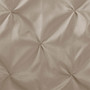 Madison Park Laurel Black Tufted Semi-Sheer Shower Curtain