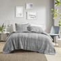 Croscill Casual Gema Gray 3 pcs Grey Coverlet Set