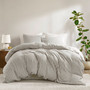 Madison Park Etta Grey 3PCS Duvet Set