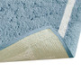 Madison Park Evan Blue Cotton Tufted Bath Rug 20x30