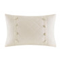 Madison Park Breanna Ivory 4 pcs Cotton Reversible Tailored Bedspread Set