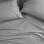 Madison Park Linen Blend Gray 4PC Sheet Set