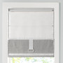 Madison Park Kyler Grey Linen Blend Light Filtering Cordless Roman Shade