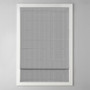 Madison Park Galen Grey Basketweave Total Blackout Roman Shade