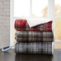 Woolrich Tasha Brown Oversized Mink to Berber Heated Throw