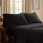 Peak Performance 3M Scotchgard Micro Fleece Black Anti-Pill Sheet Set