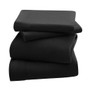Peak Performance 3M Scotchgard Micro Fleece Black Anti-Pill Sheet Set