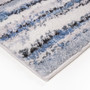 Madison Park Riley Blue Watercolor Abstract Stripe Woven Area Rug
