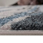 Madison Park Riley Blue Watercolor Abstract Stripe Woven Area Rug