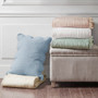 Madison Park Tuscany Blue 3 pcs Reversible Scalloped Edge Quilt Set
