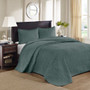 Madison Park Quebec Balsam Green 3 pcs Reversible Bedspread Set