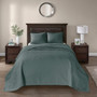 Madison Park Quebec Balsam Green 3 pcs Reversible Bedspread Set