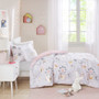 Mi Zone Kids Celia Blush/Gold Starry Sky Metallic Comforter Set with Throw Pillow