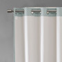 SunSmart Maya Dusty Seafoam Printed Heathered Blackout Window Patio Panel