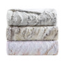 Madison Park Sachi Blush Oversized Faux Fur Throw