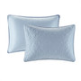 Madison Park Quebec Blue 3 pcs Reversible Quilt Set