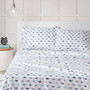 Mi Zone Printed Blue Whales Microfiber Sheet Set