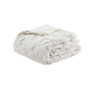 Madison Park Viola Off-White 3 pcs Tufted Cotton Chenille Damask Duvet Cover Set