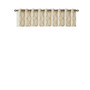 Madison Park Saratoga Beige/Gold Fretwork Print Grommet Top Window Valance