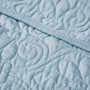 Madison Park Quebec Blue Oversized Quilted Throw