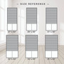 Madison Park Quincy Grey Total Blackout Cordless Roman Shade