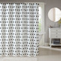 Madison Park Sophie Black Shower Curtain