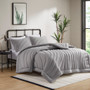 Urban Habitat Juniper Gray Poly Jersey Puffy Comforter Set