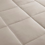 Madison Park Winfield Tan 300 Thread Count Cotton Shell Luxury Down Alternative Comforter