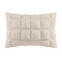 Madison Park Stay Puffed Tan Overfilled Pillow Protector Single pcs