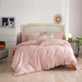 Dolce Mela Ruffled Bedding Cotton Duvet Cover Set DM808