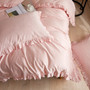 Dolce Mela Ruffled Bedding Cotton Duvet Cover Set DM808