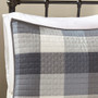 Madison Park Ridge Grey 6 pcs Printed Herringbone Quilt Set with Throw Pillows Madison Park Ridge Grey 6 pcs Printed Herringbone Quilt Set with Throw Pillows