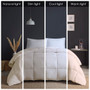 True North by Sleep Philosophy Heavy Warmth Cream Goose Feather and Down Oversize Comforter