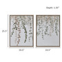 INK+IVY Botanical Waterfall Green Eucalyptus 2-piece Framed Canvas Wall Decor Set