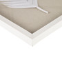 Madison Park Sabal Off-White Framed Rice Paper Palm Leaves 3-piece Shadowbox Wall Decor Set