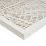 Madison Park Solana Off-White Framed Abstract Coastal Rice Shadowbox Wall Decor