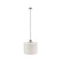 INK+IVY Pacific Plated Nickel Metal Pendant with Drum Shade
